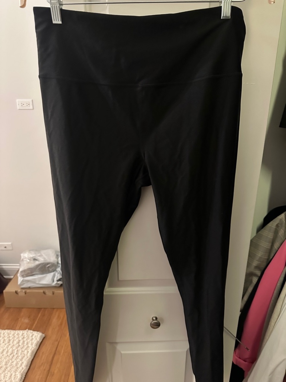 Athleta Black Elation Sheen Tight High-Waist Leggings
